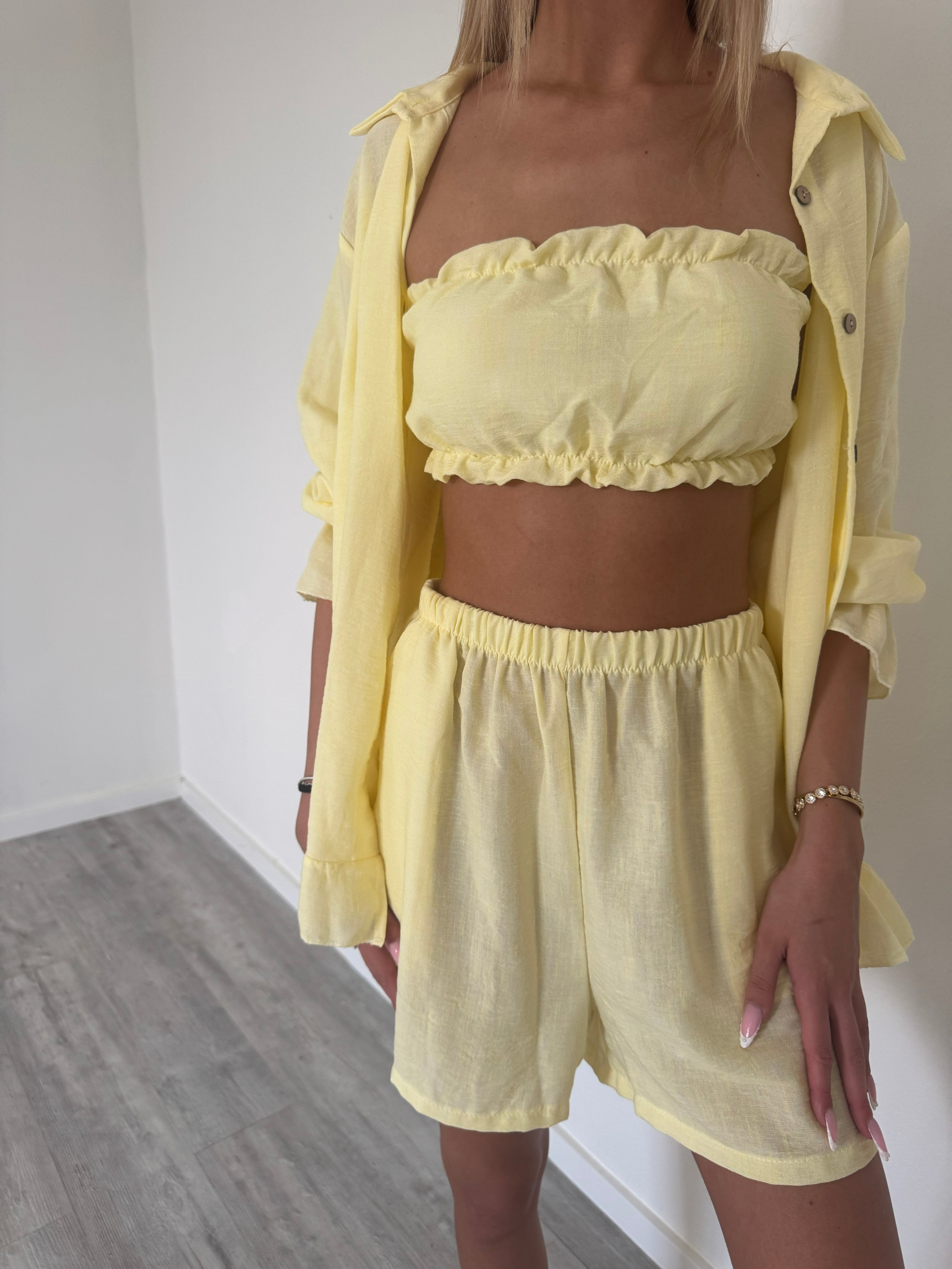 Trojkomplet SARAH yellow
