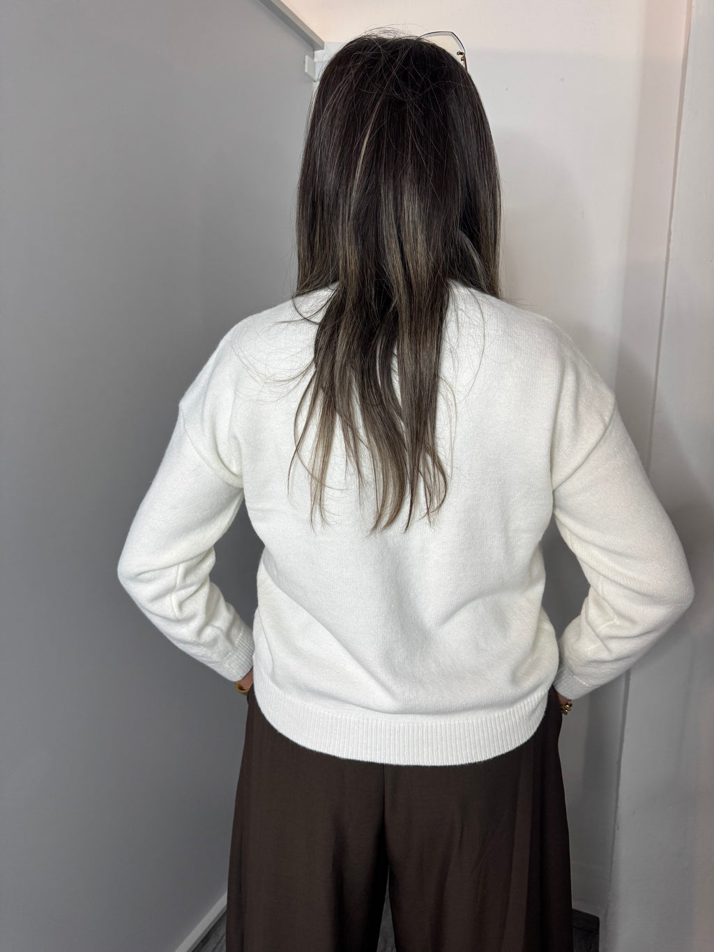 Svetrík LESLEY biely