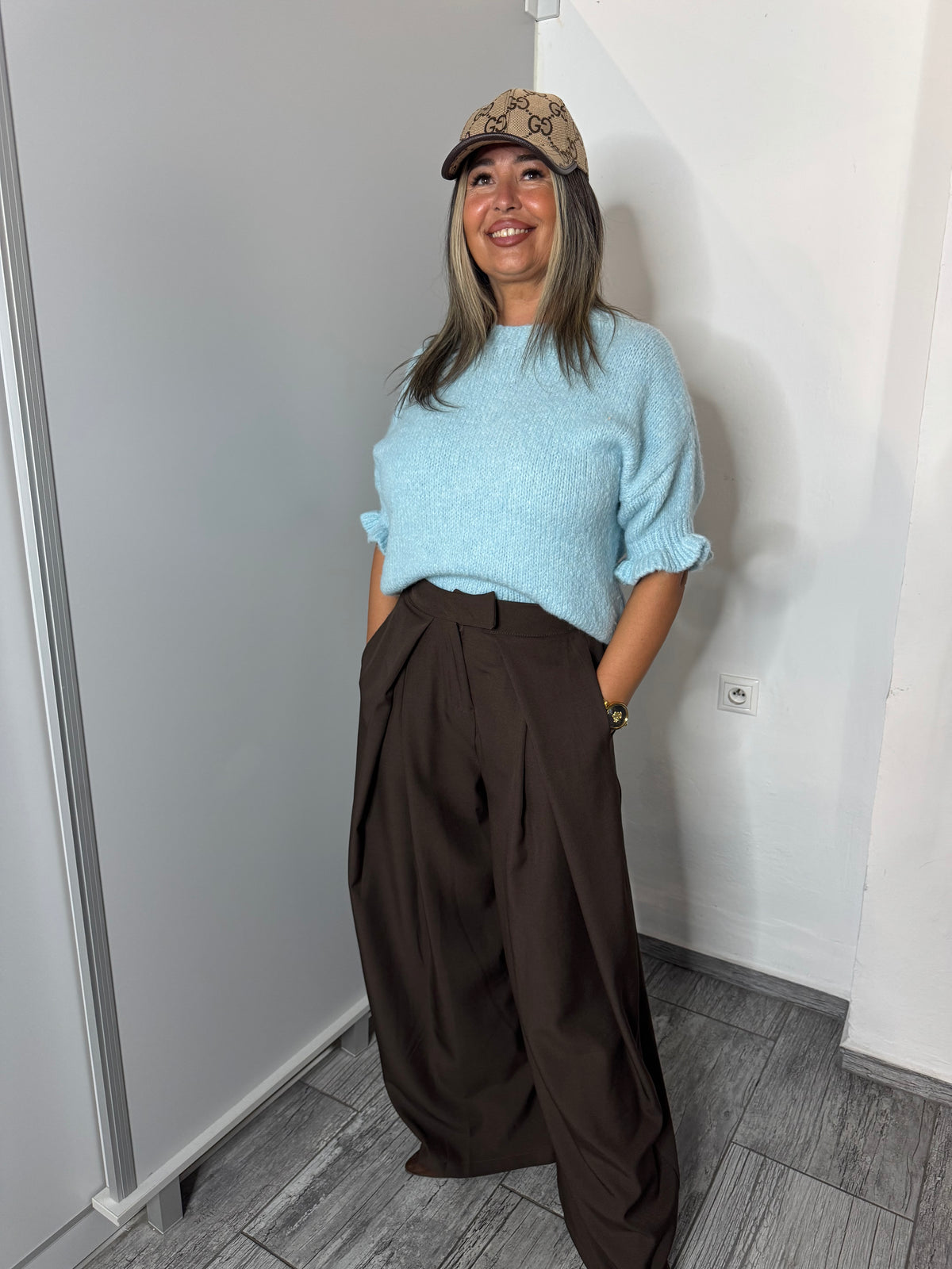 Svetrík DORIS baby blue