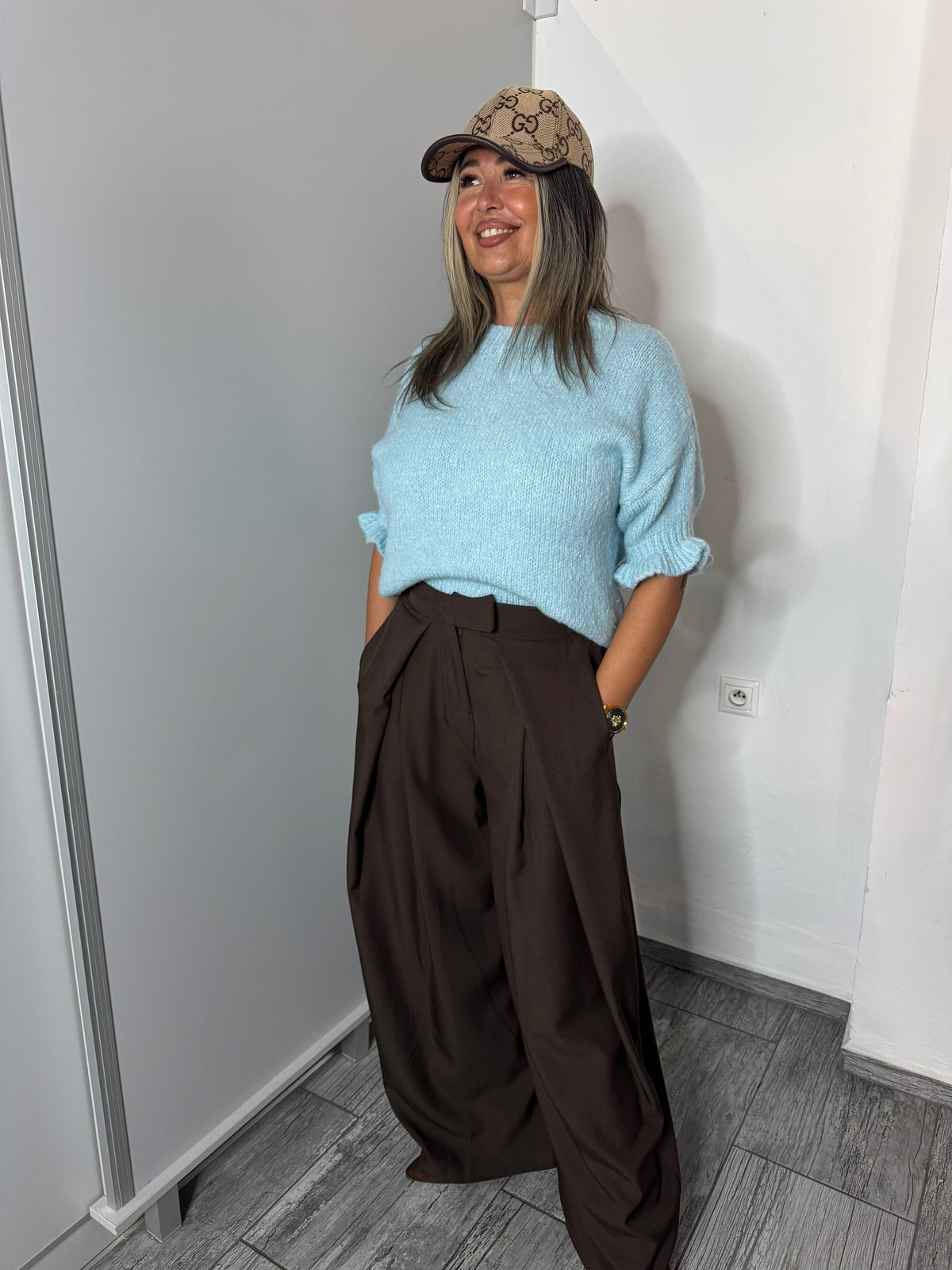 Svetrík DORIS baby blue