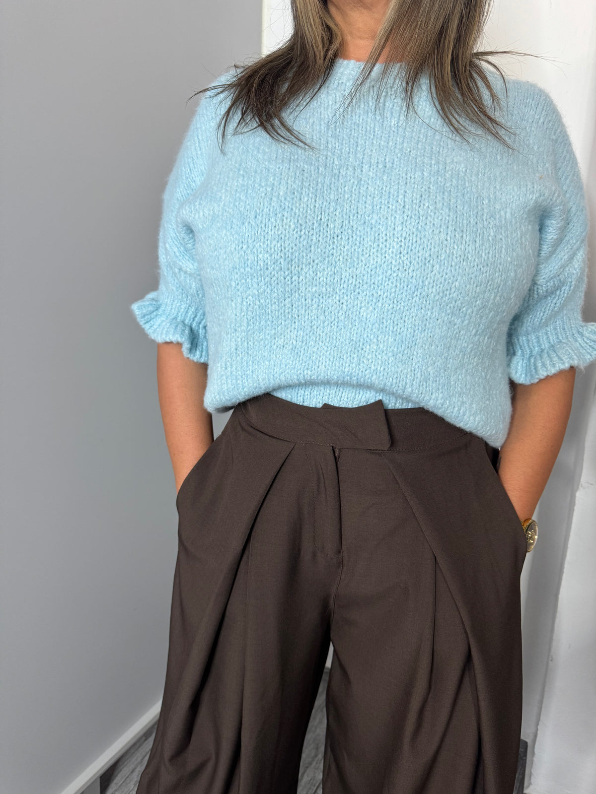 Svetrík DORIS baby blue
