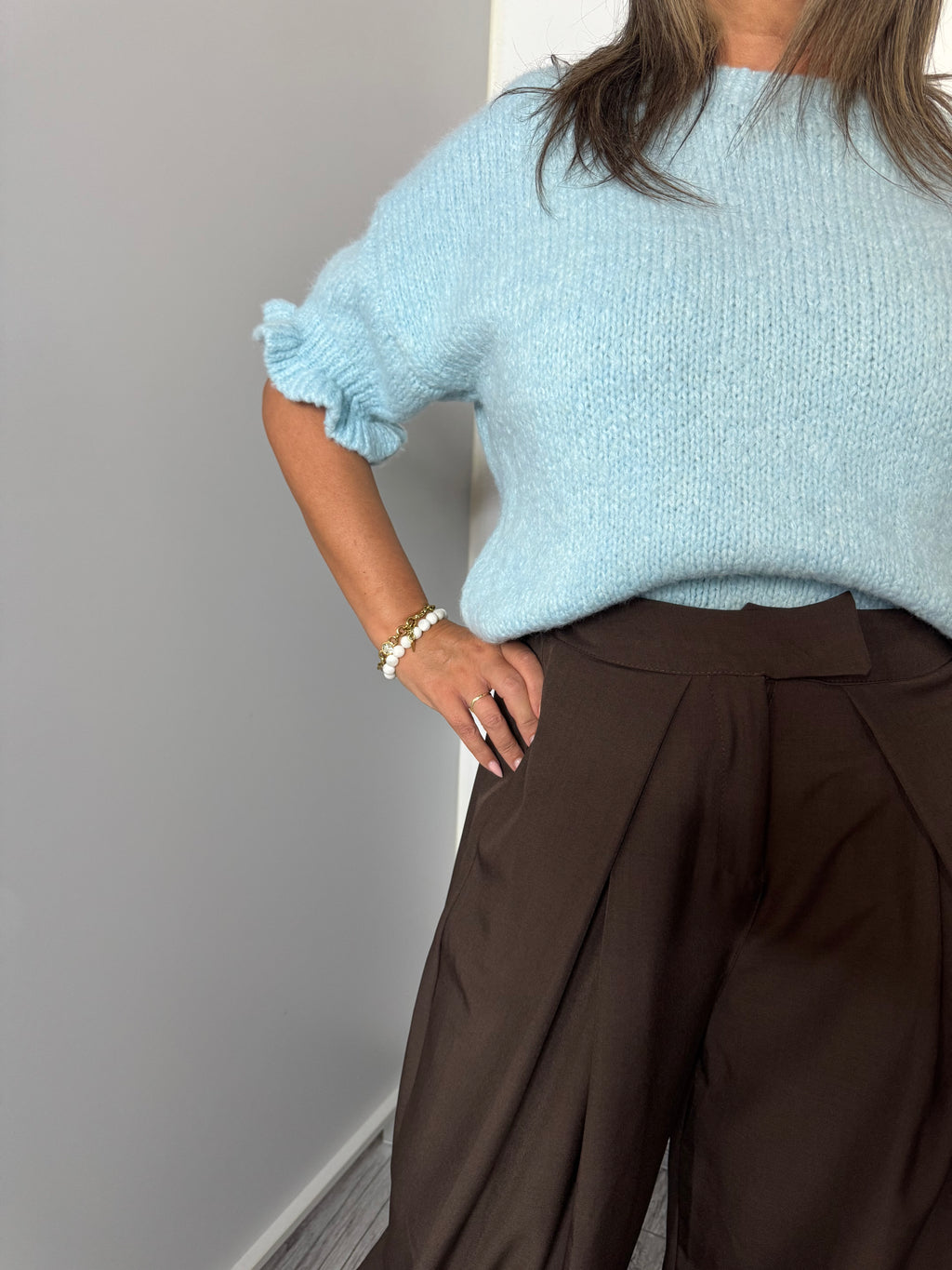 Svetrík DORIS baby blue