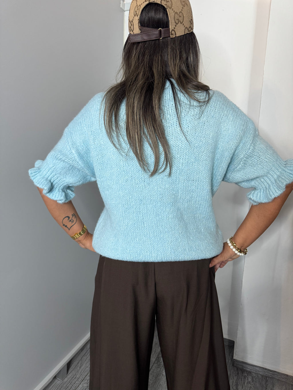 Svetrík DORIS baby blue