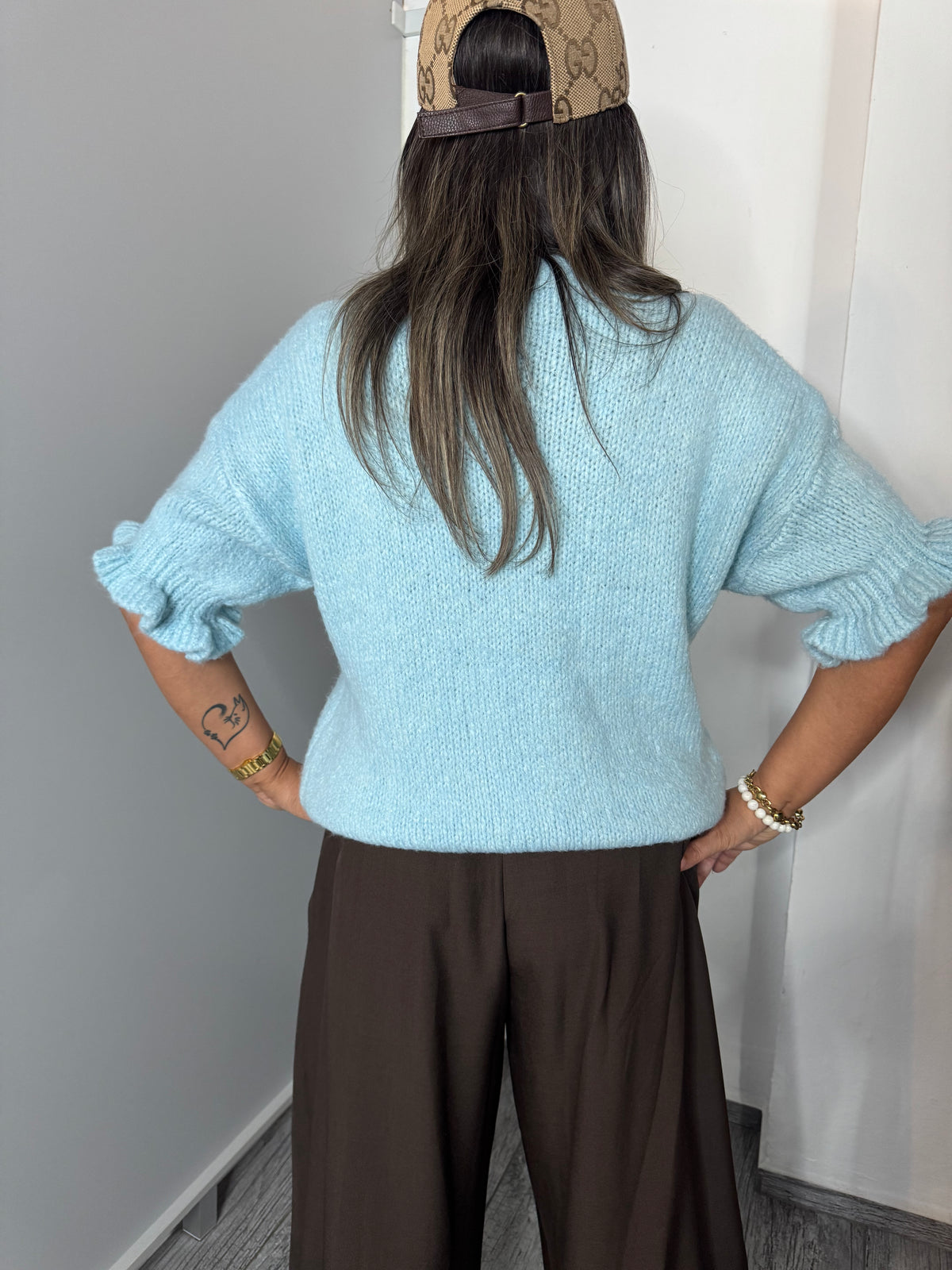 Svetrík DORIS baby blue