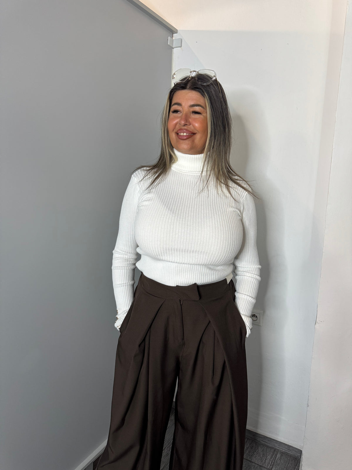Rolák TILDA biely