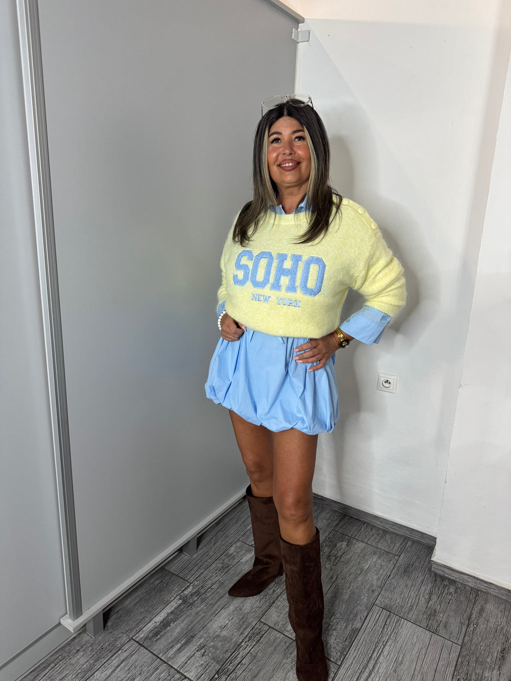 Sveter SOHO žltý