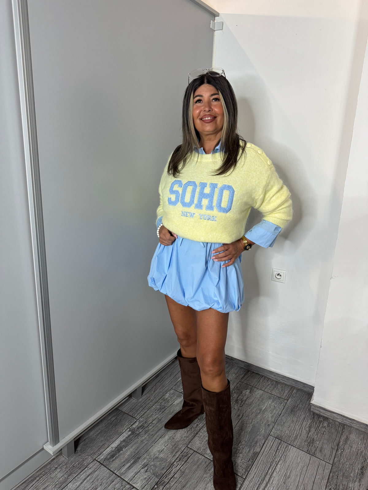 Sveter SOHO žltý